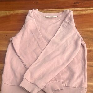 H&M Soft Pink Sweatshirt